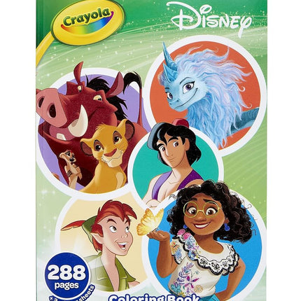 Crayola - Disney Animation Coloring Book with Sticker Sheets, Gift for Girls and Boys, Ages 3+