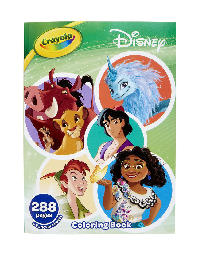 Crayola - Disney Animation Coloring Book with Stic
