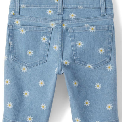 The Children's Place Pantalones cortos vaqueros Skimmer para niña, lavado Peony, 14