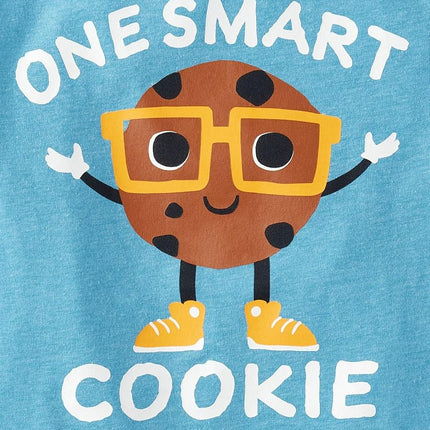 T-shirts graphiques à manches courtes dinosaures pour bébés garçons The Children's Place, lot, Smart Cookie/Donut/Dinos, 3T