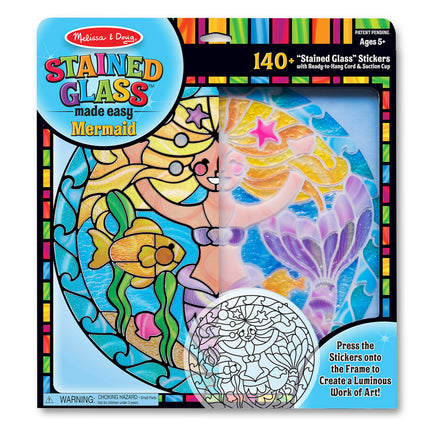 Melissa & Doug Kit de actividad para hacer vidrieras fácilmente