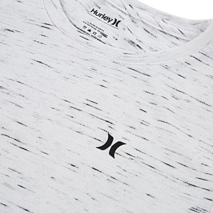 T-shirt doux basique Cloud Slub Hurley pour garçons, Noir/Blanc, Medium
