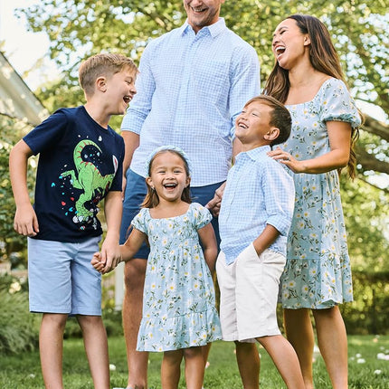 The Children's Place Baby-Girls and Toddler Girls Short Sleeve Dressey Dresses, Daisy Floral, 2T
