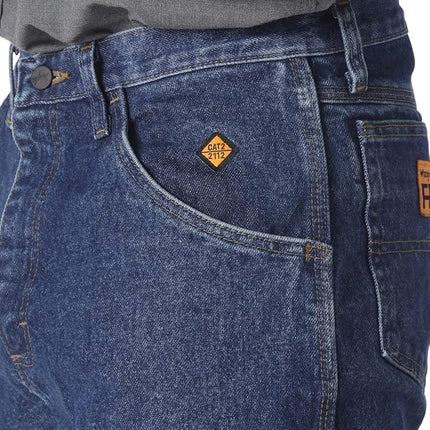 Wrangler Men's Riggs Workwear Relaxed Fit Jean, Medium Fade, 38x30