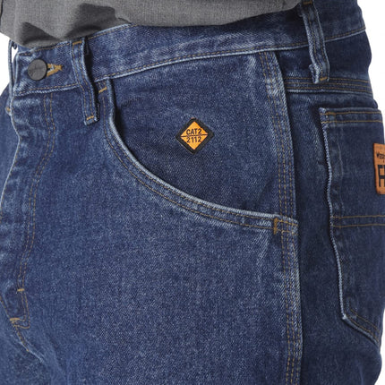 Wrangler Men's Riggs Workwear Relaxed Fit Jean, Medium Fade, 38x30