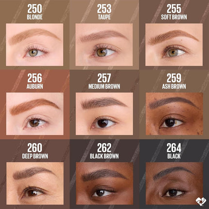 MAYBELLINE - Brow Ultra Slim Defining Eyebrow Pencil Black 264-0.003 oz (90 mg