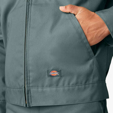 Dickies Men's Insulated Eisenhower Front-Zip Jacket, Lincoln Green, M
