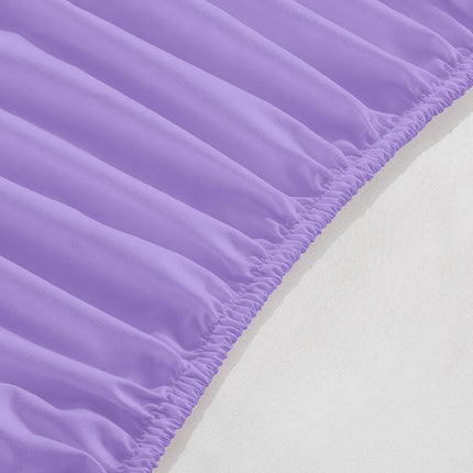 Elegant Comfort 1500 Premium Hotel Quality 18-24 Inches Deep - Extra Deep Pocket Single Fitted Sheet for High Mattress, Luxury and Softest, Smart Pocket - Wrinkle Free, Full, Lilac