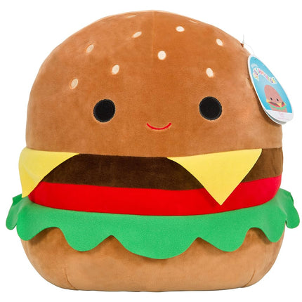Squishmallow 16" Carl The Cheeseburger Plush - Cute and Soft Food Plush Toy - Official Kellytoy - Great Valentine's Day & Easter Gift for Kids