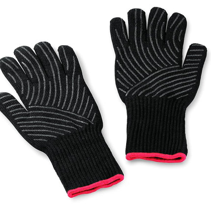 Weber 6535 Premium Black Grilling Gloves, L/XL