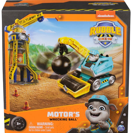 Rubble & Crew Motor’s Wrecking Ball Construction Toy & Action Figure