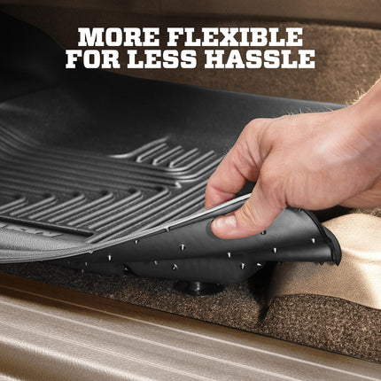 Husky Liners 98831 Fits 2011-18 Volkswagen Jetta SEL Sedan Weatherbeater Front & 2nd Seat Floor Mats, Black