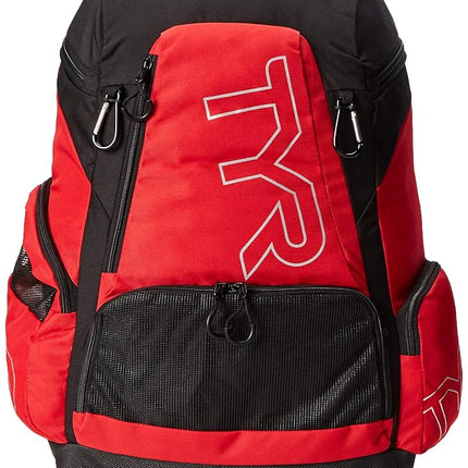 TYR Unisex Alliance Backpack - Red / Black, 45 Litre