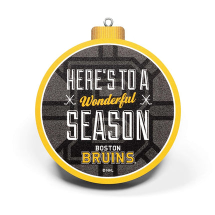 YouTheFan NHL Boston Bruins Adorno Serie Logo 3D