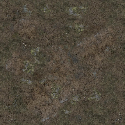 Battle Systems Muddy Streets Gaming Mat 3x3 - Grid