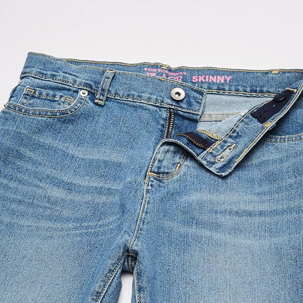 The Children's Place Jean Skinny basique bébé fille, Indigo véritable, 12
