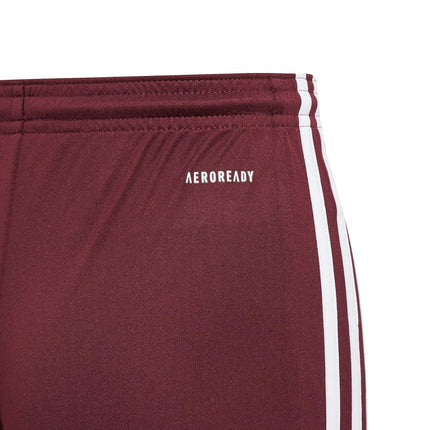 adidas boys Squad 21 Shorts Team Maroon/White Small