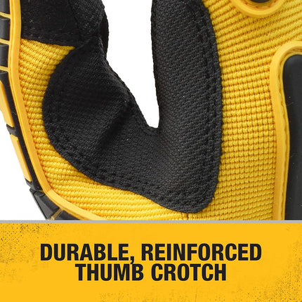 DEWALT DPG781 - Performance Mechanic Work Glove with TPR Impact Protection and Anti-Slip Grip - Medium (1 Pair)