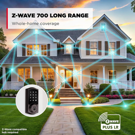 Kwikset 99180-008 HomeConnect 918 Traditional in Venetian Bronze Electronic Deadbolt