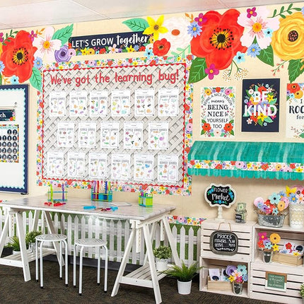 Teacher Created Resources Wildflowers Bulletin Board
