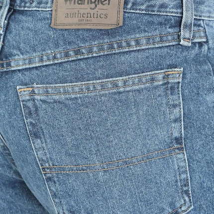 Wrangler Authentics Men's Classic 5-Pocket Relaxed Fit Cotton Jean, Vintage Stonewash, 54W x 32L