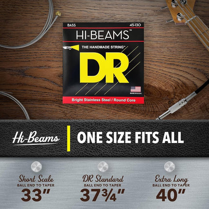 DR Strings Hi-Beam Round Core Bass Medium 5 String