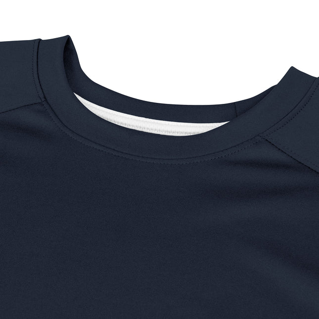 CHAMPRO Unisex's Top Spin Lightweight Men's Baseball Jersey, Navy, White, Large
