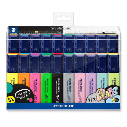 Staedtler Textsurfer Classic Highlighters - 20 pcs in Assorted Colours