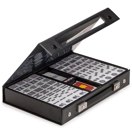 YMI Japanese Riichi Mahjong Set, White & Yellow Tiles