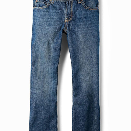 The Children's Place Big Boys' Little Bootcut-Jeans, DK JUPITER 9294 5