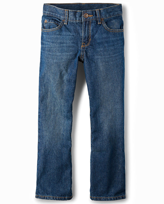 The Children's Place Big Boy's Slim Size Bootcut-J