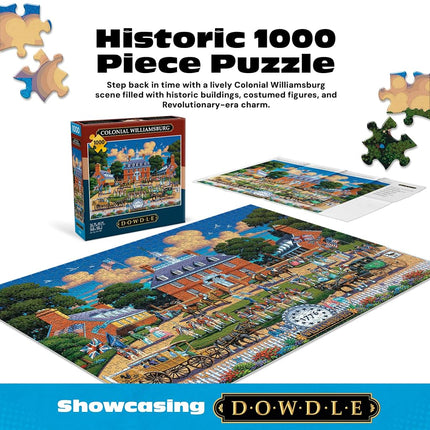 Buffalo Games Dowdle New Orleans 1000 Piece Jigsaw Puzzle for Adults – Colorful City Scene, Premium Puzzle Board, 26.75 x 19.75 in