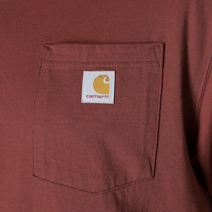 Carhartt Men's Irvine Relaxed Garment Dyed T-Shirt, Dark Spice Red, XXL Tall