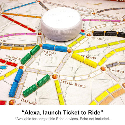Days of Wonder | Ticket to Ride Board Game | Ages 8+ | For 2 to 5 Players | Average Playtime 30-60 Minutes