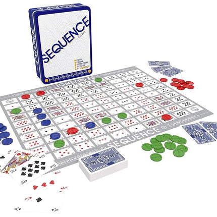 Sequence in a Tin - Five-in-a-Row Fun for Everyone!