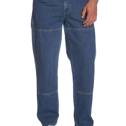 Dickies Men's Relaxed Fit Double Knee Work Horse Jean, Stone Washed Indigo Stone Washed Indigo Blue, 33x30