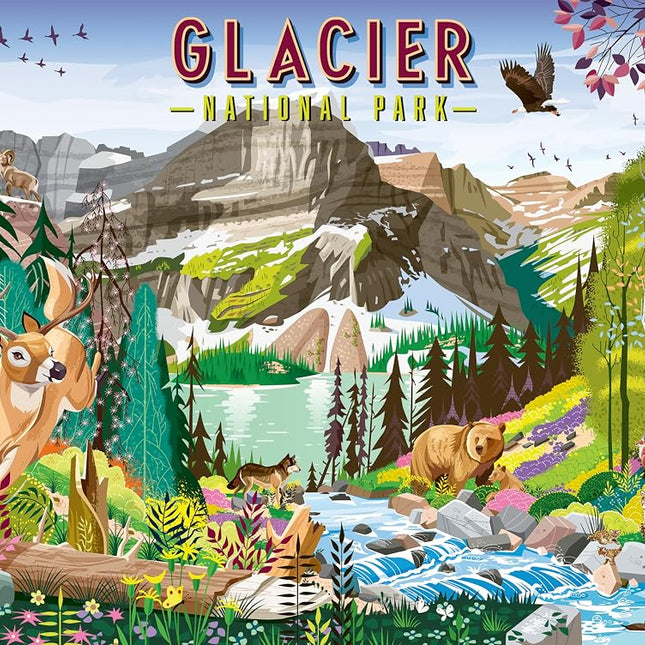 Ravensburger Glacier National Park 500 Piece Puzzle for Adults