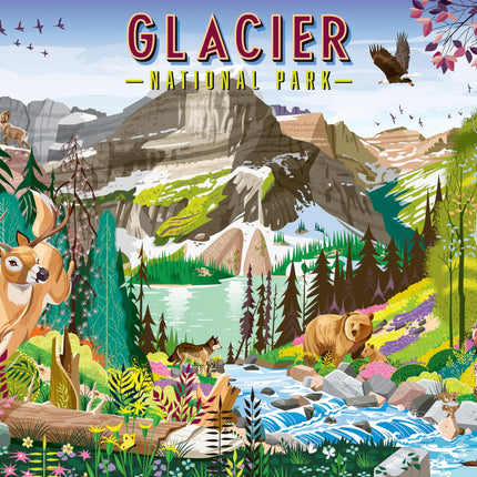 Ravensburger Glacier National Park 500 Piece Puzzl