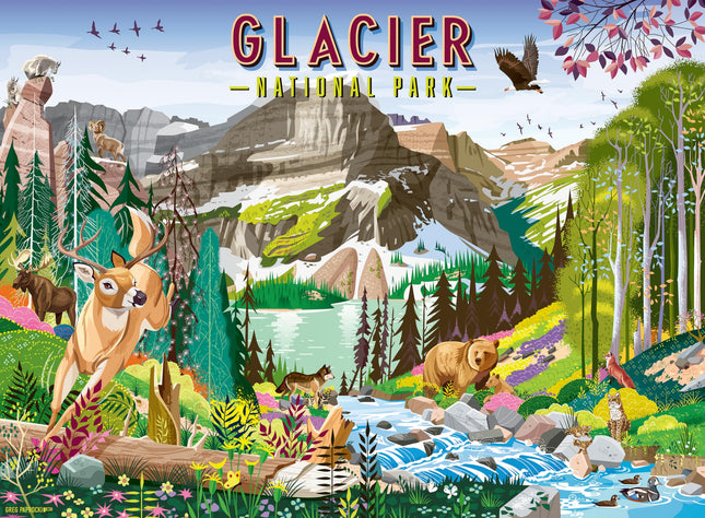 Ravensburger Glacier National Park 500 Piece Puzzl