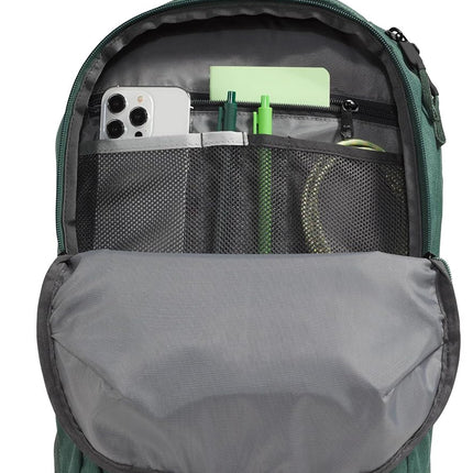 THE NORTH FACE Jester Everyday Backpack | Water Repellent Commuter Daypack, 16" Laptop Sleeve, Huge Main Compartment, Duck Green Dark Heather/Tnf Black, One Size, Jester Everyday Laptop Backpack |