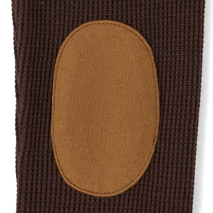 Gymboree Baby Boys' and Toddler Long Sleeve Henley Shirt, Brown, 12-18 Months