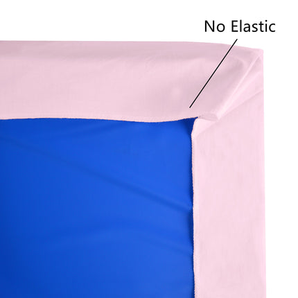 American Baby Company 100% Natural Cotton Percale Fitted Day Care Mat Sheet, Pink, 24 x 48 x 4, Soft Breathable, for Girls