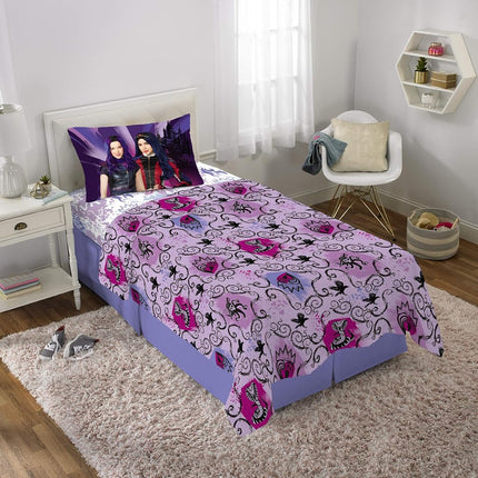 Juego de sábanas supersuaves Franco Kids, individual, Disney Descendants 3