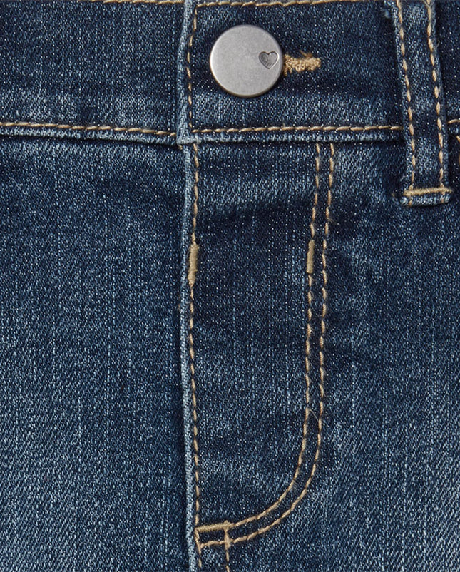 The Children's Place Baby Girls' Toddler Denim Mini Skirt, China Blue 7068, 3T