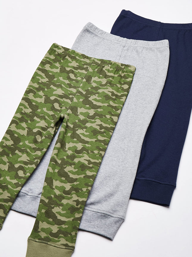 Luvable Friends Baby Boys' Cotton Pants, Camo, 6-9 Months
