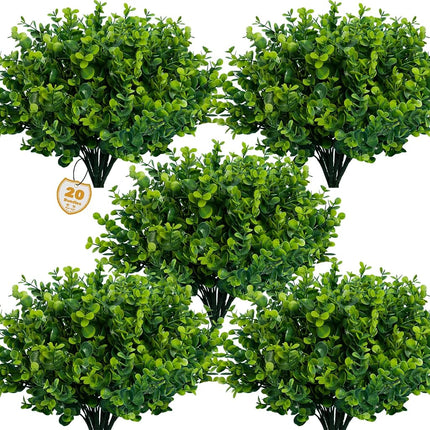 Lnoicy Artificial Greenery Plants Outdoor UV Resis
