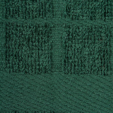 DII Windowpane Dishtowel Set, Cotton, Dark Green Solid, 16x26