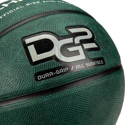 CHAMPRO Dura-Grip 230 Rubber Basketball, Women's Size 28.5, Forest Green