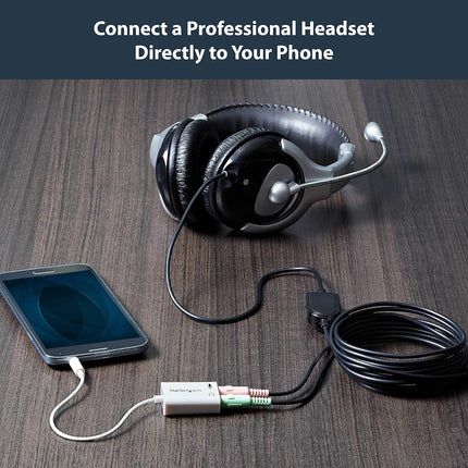 StarTech 3.5mm 4 Position Mic and Headphone Splitter (MUYHSMFFADW)