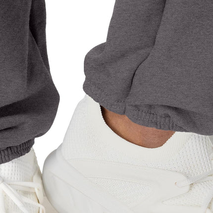 Hanes Mens EcoSmart Best Sweatpants, Athletic Lounge Pants with Cinched Cuffs, Charcoal Heather - 1 Pack, Small